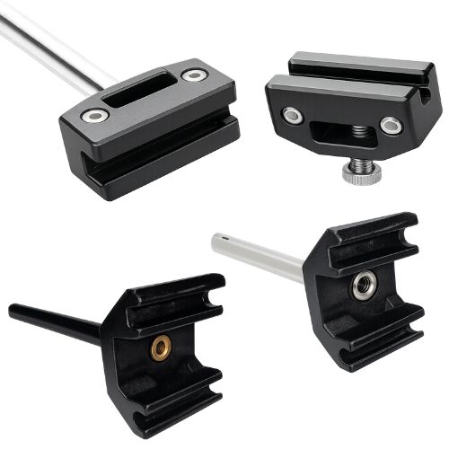 Guide rail clamps