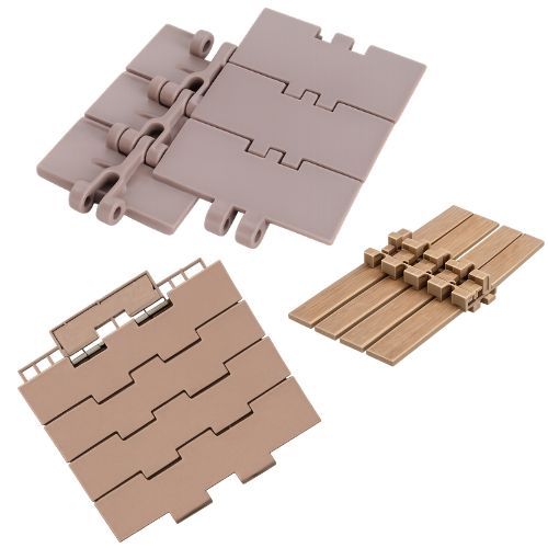 Thermoplastic slat chains